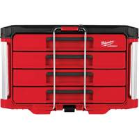 Boîte &agrave; outils avec 4 tiroirs PackOut, 16-3/10" x 22-1/5" x 14-3/10", Rouge NTL Industrial