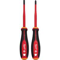 Insulated Slim Tip Screwdriver Set, 2 Pcs., Magnetic NTL Industrial