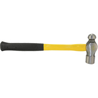 Ball Pein Hammer, 24 oz. Head Weight, Plain Face, Fibreglass Handle UAX250 | NTL Industrial