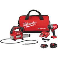 M18 Fuel HTIW with Friction Ring & Grease Gun Combo Kit, Lithium-Ion, 18 V NTL Industrial