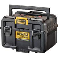 TOUGHSYSTEM<sup>®</sup> 2.0 20V Dual Port Charger, 15" W x 14" D x 9" H, Black/Yellow UAX513 | NTL Industrial