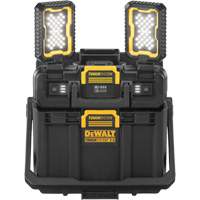 TOUGHSYSTEM<sup>®</sup> 2.0 Adjustable Work Light with Storage, 11" W x 16" D x 14" H, Black/Yellow UAX514 | NTL Industrial