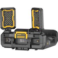 TOUGHSYSTEM<sup>®</sup> 2.0 Adjustable Work Light with Storage, 11" W x 16" D x 14" H, Black/Yellow UAX514 | NTL Industrial