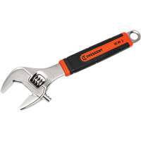 Adjustable Wrench, 12" L, 46 mm/3-1/5" Max Width, Chrome/Polished NTL Industrial