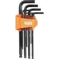 L-Style Long Ball-End Hex Key Set, 10 Pcs., Metric NTL Industrial