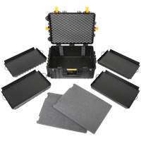 Heavy-Duty Portable Rolling Tool Case, 18-3/5" W x 24-3/5" D x 11-1/2" H, Black UAX576 | NTL Industrial