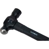 Ball Pein Hammer, 32 oz. Head Weight, Plain Face, Fibreglass Handle NTL Industrial