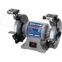 Bench Grinder with LED Lights, 6" Wheel Diameter, 3450 RPM NTL Industrial
