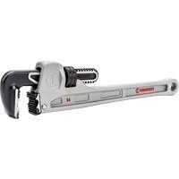 Cl&eacute; &agrave; tuyau &agrave; m&acirc;choires K9, Cap des m&acirc;choires 2-3/8", Longueur 14", Fini Rev&ecirc;tement en poudre, Prise Non-ergonomique NTL Industrial