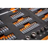 Slim Head Mechanics Tool Set in Foam Storage Tray NTL Industrial