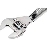 Cl&eacute; flexible &agrave; rochet ajustable, 8" lo, la max. 2-27/50", Chrome/Poli NTL Industrial