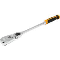 90-Tooth Dual Material Locking Flex Head Teardrop Ratchet NTL Industrial