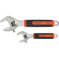 Quick-Fit-Jaw Adjustable Wrench Set, Adjustable, 2 Pieces, Imperial and Metric NTL Industrial