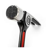 Marteau de charpente &agrave; face meul&eacute;e, 28 oz, Prise en Acier plein, 16" lo NTL Industrial