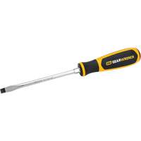 Slotted Dual Material Screwdriver, 5/16", 13-1/10" L, Plastic Handle NTL Industrial