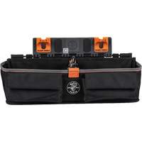 Bucket Work CentreS-Hook Large Pouch Module, Nylon, 3 Pockets, Black/Orange NTL Industrial