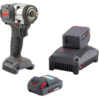 Compact Cordless Impact Wrench Kit, 20 V, 1/2" Socket NTL Industrial