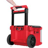 PACKOUT Rolling Tool Box, 18" x 22" x 19-1/2", Black/Red NTL Industrial
