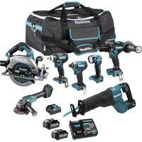 Ensemble 7 outils &agrave; moteur sans balai XGT, Lithium-ion, 40 V NTL Industrial