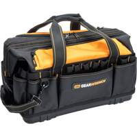 Sac &agrave; outils de 20" pour les professionnels, Nylon, 33 pochettes, Noir/Orange NTL Industrial