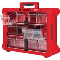 PACKOUT Tilt Bin Organizer, 15-1/5" x 19-7/10" x 6-7/10", Black/Red NTL Industrial