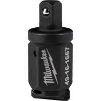 Adaptateur d'enclume pour cl&eacute; &agrave; rochet polygonale INSIDER, Prise 1/4", Douille 1/4", 0,55" lo, Sph&eacute;rique NTL Industrial