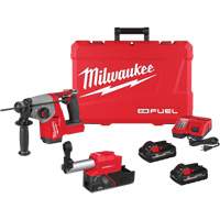 FUEL SDS Plus Rotary Hammer with Dust Extractor Kit, 18 V, 5/8", 1400 RPM NTL Industrial