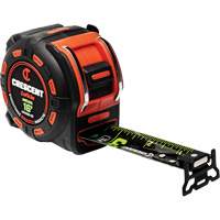 Shockforce NITE EYE Magnetic Tape Measure, 1-1/4" x 16', SAE Graduations NTL Industrial