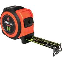  CONTROLTOUCH NITE EYE Tape Measure, 1-3/16" x 25', SAE Graduations NTL Industrial