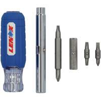 9-in-1 Multi-Bit Screwdriver, Textured Handle NTL Industrial