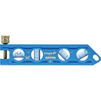TRUE BLUE&reg; Die Cast Torpedo Level, 6" L, Aluminum, 4 Vials NTL Industrial