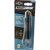 Couteau professionnel de 18 mm, Acier inoxydable, Robuste, Prise en Caoutchouc NTL Industrial