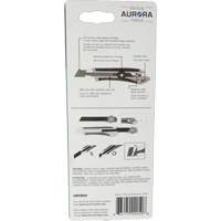 Couteau professionnel de 18 mm, Acier inoxydable, Robuste, Prise en Caoutchouc NTL Industrial