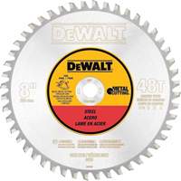 Ferrous Circular Saw Blade, 8", 40 Teeth, Metal Use NTL Industrial