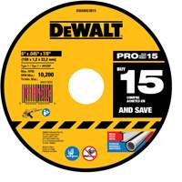 Metal Cutting Wheel, 6" x 0.045", 7/8" Arbor, Type 1, Aluminum Oxide NTL Industrial