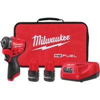 M12 FUEL Subcompact Impact Wrench with Friction Ring Kit, 12 V, 3/8" Socket NTL Industrial