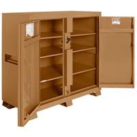 Model 139 Jobsite Cabinet with Padlock, Steel, 59.4 Cubic Feet, Tan NTL Industrial