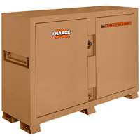 Model 129 Bin Storage Cabinet with Padlock, Steel, 48 Cubic Feet, Tan NTL Industrial