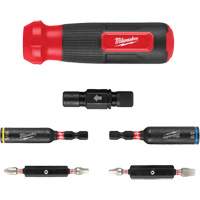 8-IN-1 Multi-Bit & Nut Driver with SHOCKWAVE Impact Duty Bits & Nut Drivers, 8-1/3" L, Cushion Grip Handle NTL Industrial