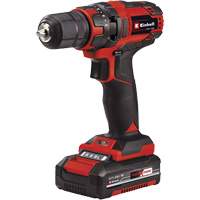 Cordless Drill/Driver Kit, Lithium-Ion, 18 V, 3/8" Chuck, 310 in-lbs Torque NTL Industrial