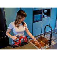 TE-DA 18/760 Li 18V Cordless Drain Auger (Tool Only), Powered, 25' Cable Length, 1/4" Cable Diameter NTL Industrial