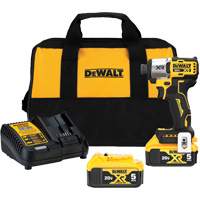 MAX* XR&reg; 3-Speed Impact Driver Kit, 1/4", 1825 in-lbs Max. Torque, 20 V, Lithium-Ion NTL Industrial