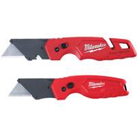 2-Piece FASTBACK Folding Utility Knife Set, Plastic Handle NTL Industrial