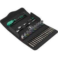Jeu de cl&eacute; &agrave; cliquet SA 15 Zyklop Comfort avec levier dinversion, 28 Mcx, Prise de 1/4" NTL Industrial