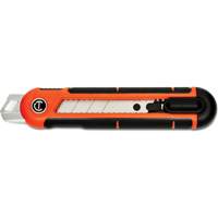 25mm Snap Off Blade Retractable Knife, Steel, Plastic Handle NTL Industrial