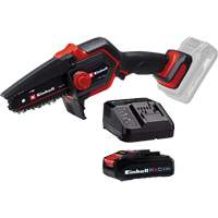 Cordless Compact Pruning Chain Saw with 2.5Ah Battery & Charger Starter Kit, 6", Battery Powered, 18 V NTL Industrial