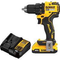 Ensemble de perceuse-visseuse sans fil et sans balai, Lithium-ion, 20 V, Mandrin 1/2" NTL Industrial