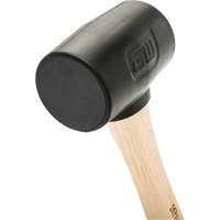 Rubber Mallet, 16 oz., Wood Handle, 13" L NTL Industrial