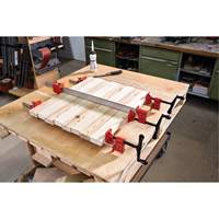 Heavy-Duty I-Beam Steel Bar Clamp, 36" (914.4 mm) Capacity, 2" (50.8 mm) Throat Depth NTL Industrial