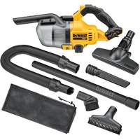 Cordless Dry Hand Vacuum, 20 V, 0.18 gal. Capacity NTL Industrial